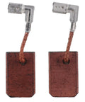 Heavy Duty Copper Carbon Brush Replacement Set Fits Various Cordless Power Tools with copper brushes and wires for motor maintenance.