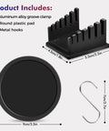 Components of Game Changing Aluminum Alloy Magnetic Helping Hands Soldering Station With Base Third Hand Stand