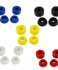 Skateboard Truck Bushings Set 20 Pack For Venture Independent Thunder Trucks With 5 Hardness Levels 88A Blue 94A Yellow 95A White 96A Red 98A Black