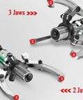 Beefed Up Gear Puller Kit 5T Heavy Duty Bearing Puller with 2 Jaw and 3 Jaw options, showcasing rotating pump head.
