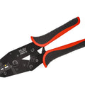 Killer Ratcheting Wire Crimper For 22-10 AWG Terminals with ergonomic grips ideal for precise electrical crimping.
