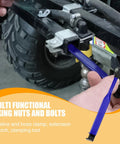 Car Extension Clamp Tool Universal Fit Versatile Vehicle Clamping Device For Small Spaces in use on automotive pipeline