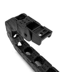 R55 Bridge Type Drag Chain Cable Carrier for 3D printers and CNC, 25x25 mm inner size, 39.3 inch length, black PA66 nylon