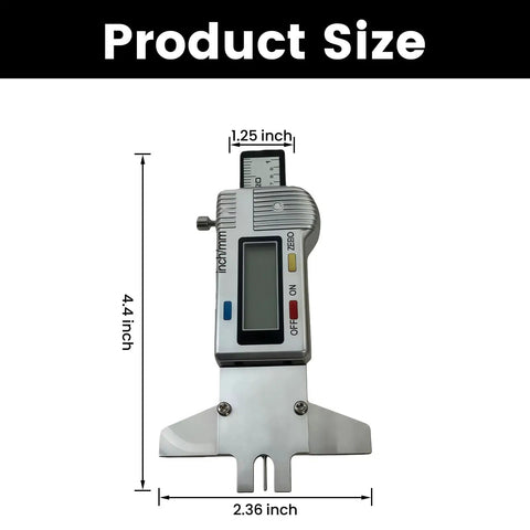 Digital Guitar String Height Gauge Action Measuring Caliper Tool Featuring Mini Precision Ruler For Bass Electric Models Built From Robust Aluminum Alloy Dial In Tight Action Sweet Spots While Keeping Your Rig Hella Sharp And Ready To Roll Daily