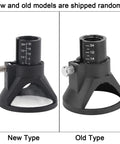 Kick Up Your Drilling Game With This Mini Drill Electric Grinder Locating Cap For Precise Punching Work and Robust Plastic Design Suitable For All Rotary Tools - comparison of new and old model types.
