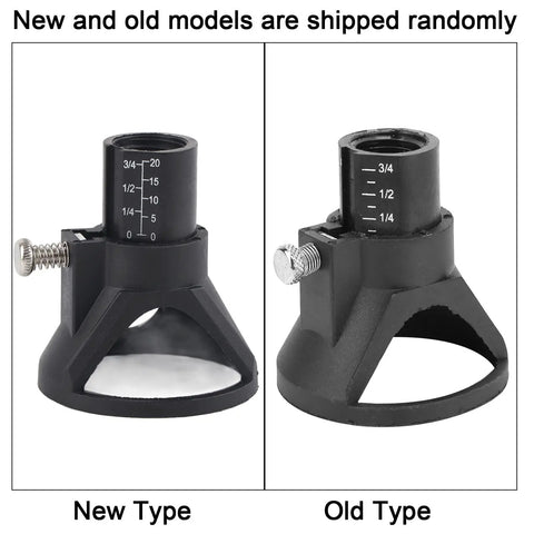 Kick Up Your Drilling Game With This Mini Drill Electric Grinder Locating Cap For Precise Punching Work and Robust Plastic Design Suitable For All Rotary Tools - comparison of new and old model types.