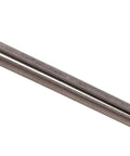 Close-up of a stainless steel cotter pin three-sixteenth inch by two inch from an eight pack for quick secure hold in machinery and equipment.