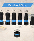 Adapters for Workhorse 20 Foot Wet Dry Shop Vac Hose With 6 Adapters For Universal Dust Collection Rigid Vacuum Hose.