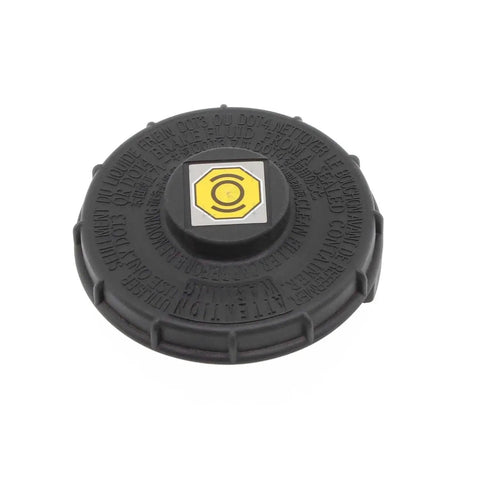 Honda Brake Master Cylinder Tank Fluid Reservoir Cap 46662-SLE-J01 46662-SDC-A02 46662-S8A-003 black cap top view