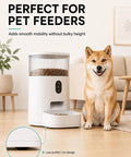 8 Pcs Appliance Caster Set For Effortless Moving Of Air Fryers, Coffee Makers, And Stand Mixers, 360 Degree Swivel Ball Rollers With Sticky Universal Wheels For Quiet No Scratch Countertop Sliders That Glide Easy. pet feeder on low-profile 1 cm wheels