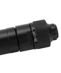 Close-up of the Boss Grade Alloy Steel Pneumatic Die Grinder's adjustable ON-OFF switch and textured grip handle.