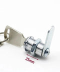 Mini Cam Lock With 2 Keys 12mm Diameter Zinc Alloy For Cabinet And Drawer Furniture Hardware Easy Install Durable Locking Mechanism