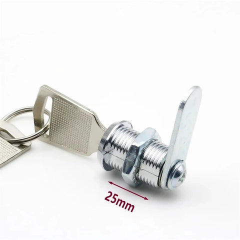 Mini Cam Lock With 2 Keys 12mm Diameter Zinc Alloy For Cabinet And Drawer Furniture Hardware Easy Install Durable Locking Mechanism