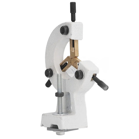 Heavy Duty Metal Steady Rest And Center Frame Stabilizer For Mini Lathe WM210 MX210 8X16 INCH front view showing durable design and adjustability