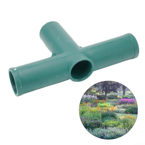 Heavy Duty Tough As Nails Plastic Joint Connectors For 19mm PVC Pipe Garden Frames And Cold Frames Green 8 Pack Plant Support Fittings For Sturdy Outdoor Structures And Vines