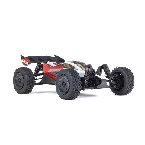 GROM 4x4 Smart Small Scale RC Buggy RTR With Battery And Smart Charger Red White High Traction All Terrain Electric RC Car