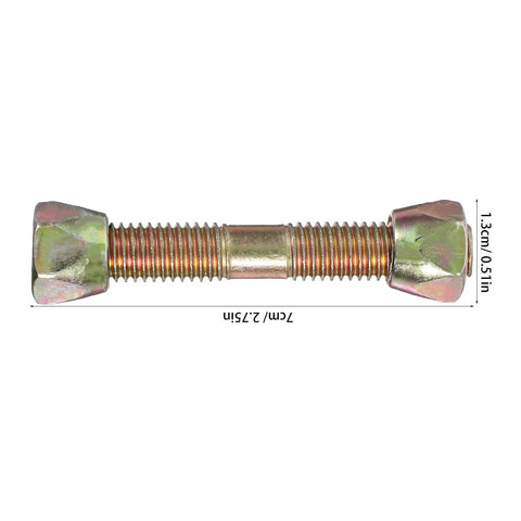 Heavy Duty Swing Hanger Screws and Swivel Brackets Set metal screw with measurements 7cm length and 1.3cm diameter