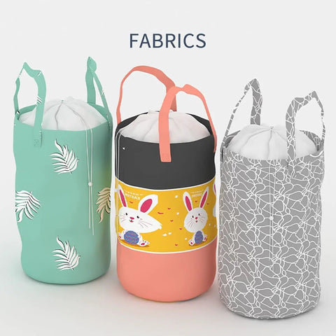 Portable Closet Wardrobe With Grey Non Woven Cover Kick The Clutter Down The Road And Keep Your Threads Securely Tucked Away In This Smart Bedroom Organizer With Three Hanging Rods And Generous Shelving Units, featuring three colorful fabric storage bags.