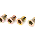 200 Piece Zinc Colored M3 Rivet Nut Fastener Kit With Threaded Inserts For Metal Panels And Pipes Galvanized Finish For Oxidation Resistance And Durable Heavy Duty Hardware Fittings For DIY Projects, four M3 inserts