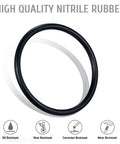 All In One Metric O Ring Kit With 32 Sizes In Buna N 70A Rubber Seals For Faucets Plumbing And Automotive Use 419 Pieces Durable Oil Resistant High Temp Tolerance For Quick Fixes, black nitrile O-ring