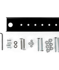 RV Gate Valve Extension Kit hardware components including bracket, screws, nuts, and bolts for simple installation.
