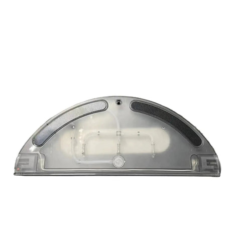 Water Tank Replacement Rag Mop Accessories For Robot Vacuum Cleaner, top view with snap-on bracket, transparent material, Dreame D9 compatible.