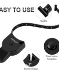 60 Inch Body Measuring Tape With Lock Pin And Push Button Retract showing ergonomic design and button details