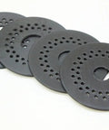 Four Throat Plate Inserts In 19mm 25mm 32mm And 44mm For Spindle Sander 3.8 Inch Compatible With Triton TC450SPS Perforated Design