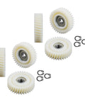Six Gear Pack For E Bike Hub Motor Planetary Gear Set With Nylon Gears 31T 35T 36T 608 Bearings Durable Stainless Steel Internal Parts White