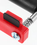 Electrician Pro Grade Cable Threading Tool With Time Saving Design And Versatile Compatibility For Wire And Cable Pulling In Junction Boxes And Sockets Smooth Cable Movement With Pulley System Easy One Handed Use In Durable Plastic And Steel Build, red plastic and steel close-up