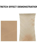 Stretch effect demonstration of Electric Honeycomb Paper Roll Dispenser Built Tough For Cranking Out Packages Flawless Wrapping Paper.