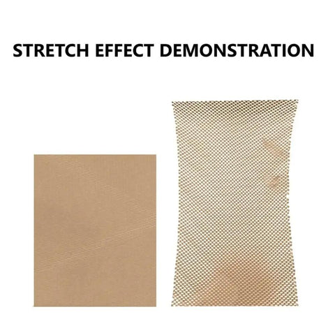 Stretch effect demonstration of Electric Honeycomb Paper Roll Dispenser Built Tough For Cranking Out Packages Flawless Wrapping Paper.