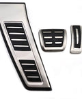 Level Up Your Cockpit Setup With Premium Anti Slip Brake Foot Pedal Pad Featuring Heavy Duty Rubber Treads For Rock Solid Grip On All Rhd Vehicles And Clean Interior Mods, three pedal pads.