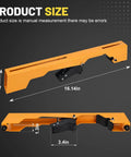 Dimensions of 2 Pack Miter Saw Mounting Brackets For DW723 DWX723 DWX724 DWX725 Benchtop Saws, Heavy Duty Steel Construction