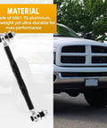 Heavy Duty Transfer Case Shift Linkage For 2003 Dodge Ram 2500 NV271 47RE Transmission, 6061T6 Aluminum With Nylon PTFE Bushings For Smooth Quiet Shifting And Long Lasting Performance, shown beside Ram truck