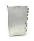 Top Shelf Ten Kilowatt Infeed Power Module Built For Heavy Duty Shop Floors shown from the side angle with a metallic finish.