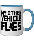 High Power Amateur Rocketeer Ceramic Mug For Weekend Launchers And Model Rocketry Fans Who Spend Big On Motors with text design
