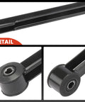 Rear Suspension Track Bar Panhard Rod for Chevrolet Camaro 1982 Through 2002 and Pontiac Firebird 1984 Through 2002 Stabilizes Loose Steering Heavy Duty Steel Fits Driver or Passenger Side Left or Right, black detail