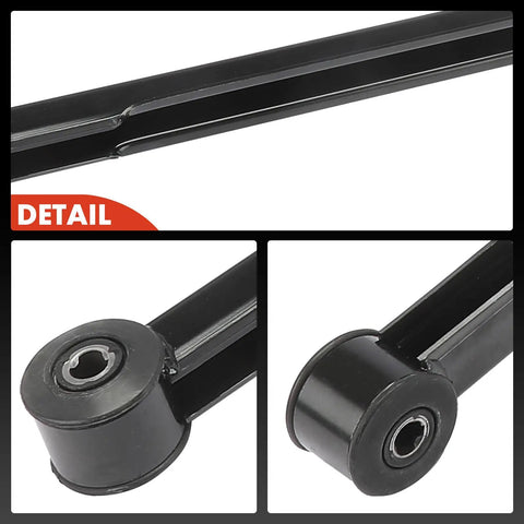 Rear Suspension Track Bar Panhard Rod for Chevrolet Camaro 1982 Through 2002 and Pontiac Firebird 1984 Through 2002 Stabilizes Loose Steering Heavy Duty Steel Fits Driver or Passenger Side Left or Right, black detail