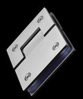 Heavy Duty Stainless Steel Bathroom Shower Frameless Glass Door Hinge Clamp Featuring 180 Degree Pivot And Killer Brushed Finish Rock Solid Daily Use Hardware