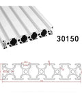 Hella Solid T Slot Aluminum Extrusion Profile Guide Rail Bar For CNC Router And 3D Printer Frame Build 30150 size with detail dimensions