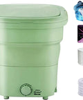No Sweat Compact Portable Washer For Baby Clothes And Delicates With Gutsy Motor Ozone Sterilization and Super Silent Spin view with controls.