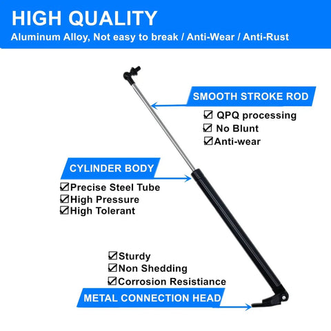 High quality Subaru Forester Tailgate Lift Supports Set Left and Right for 2014 2015 2016 2017 2018 2.0L and 2.5L models