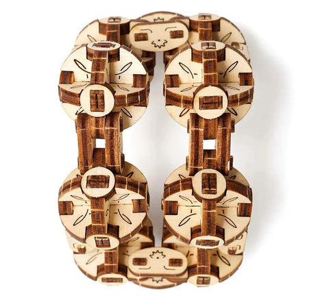 Flexi Cubus Mechanical Anti Stress Puzzle Twist Spin And Reconfigure Eight Jointed Spheres Into Dynamic Cube Forms For Stress Relief Spatial Awareness Practice Brain Teasing Fun Dope On The Go Chill wooden puzzle