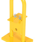 Upper Bail for Adjustable Spreader Beam 8000 Lb Capacity, solid steel, yellow powder coat, front view