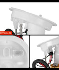 Top Notch Electric Fuel Pump Module Assembly compatible with BMW 230i 330i 340i 430i 440i 2017 to 2021, showing connector and assembly details.