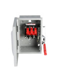 Heavy Duty 30 Amp 3 Pole Non Fused Safety Switch 600 Volt 3 Wire With Quick Make Quick Break Mechanism, Arc Chutes