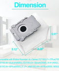 Dimensions of 12 Pack Vacuum Bags For I And S Series Clean Base With No Fuss Easy Fit And Automatic Dirt Disposal