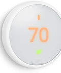 Smart Learning Thermostat For Your Home Heating And Cooling With Remote Control No Brainer Energy Savings T4000ES displaying 70 degrees