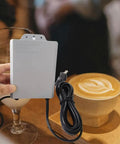 Compact 12V 2A Mini UPS Battery Backup For Routers And CCTV Cameras, White Uninterruptible Power Supply, 8.7 Foot US Cord